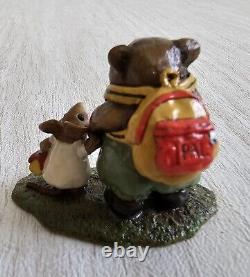 Wee Forest Folk Mousie's Big Pal M-245 Mouse Bear Retired Signed