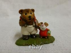 Wee Forest Folk Mousie's Big Pal Special Edition M-245 Mouse Bear Retired