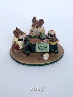 Wee Forest Folk Mousies Christmas Bake Sale M-220 Retired Donna Peterson