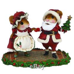 Wee Forest Folk NORTH POLE PROMENADE, WFF# M-500, Retired 2015 Santa Mouse