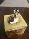 Wee Forest Folk Not Until Christmas Mouse Dog Bone Holiday Retired with box