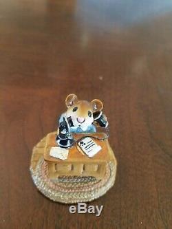 Wee Forest Folk Office Mousey M-068 RETIRED