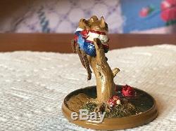 Wee Forest Folk PM-1 Chums Hangin' Out, Patriotic Red/White/Blue Limited Retired