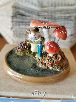 Wee Forest Folk PM-5 RAINDROPS Retired Mint