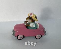 Wee Forest Folk Pedal Pusher Car PINK RETIRED Adorable