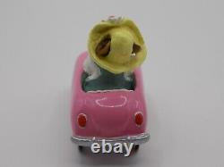 Wee Forest Folk Pedal Pusher M- 270a Pink Car Daisy on Hat Retired 2012 WP
