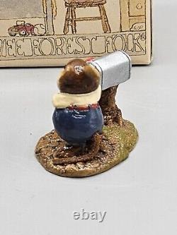 Wee Forest Folk Pen Pal Mousey M 114 1984 Retired Rare WithBox