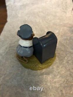 Wee Forest Folk Postmouster 1984 Retired, Rare, LTD 1, CHIPPED, Peterson