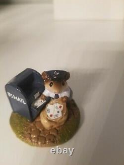 Wee Forest Folk Postmouster 1984 Retired, Rare, Signed by WP, LTD-1 free ship