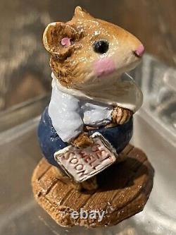 Wee Forest Folk (RARE) Get Well Soon! Mousey Retired SEE DESCRIPTION