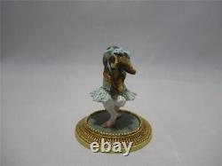 Wee Forest Folk Rabbit Dancer a la Degas Retired WFF Meadow Muse Box