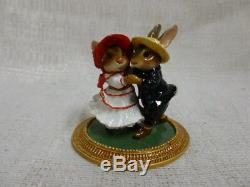 Wee Forest Folk Rabbits Dancing A La Renoir Special Edition MU-3 Retired