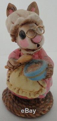 Wee Forest Folk Retired Batter Bunny c. 1977 B-09 RARE by Annette Petersen