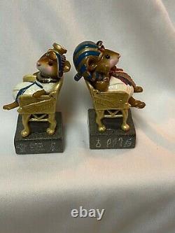 Wee Forest Folk Retired Blue King and Queen Set 6 WFF Mint Never Displayed