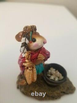 Wee Forest Folk Retired Chief Mouse-Asoit M- 197, Free Shipping, Signed AP