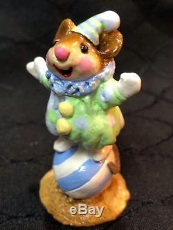 Wee Forest Folk Retired Clown Mouse