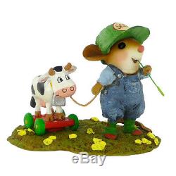 Wee Forest Folk Retired Miniature Figurine M-445 Timothy and Belle