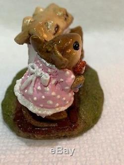 Wee Forest Folk Retired Mouseys Dollhouse with Raggedy Ann