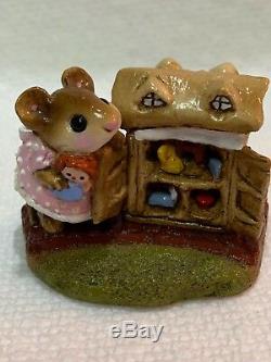 Wee Forest Folk Retired Mouseys Dollhouse with Raggedy Ann