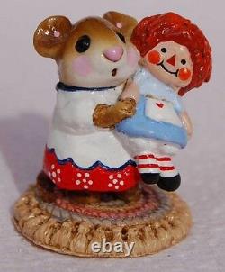 Wee Forest Folk Retired Special Color Dreams in the Attic Me & Raggedy Ann