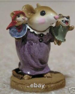Wee Forest Folk Retired Special Color Emersen Purple Puppet Play