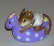 Wee Forest Folk Retired Special Color Lenas Purple Spotted Sea Horse