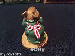 Wee Forest Folk Retired Special Color Presence Christmas Sugar and Spice