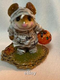 Wee Forest Folk Retired Special Color The Mummy with Spiders