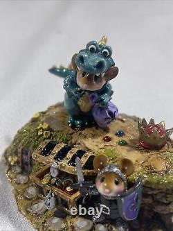 Wee Forest Folk Retired THE DRAGON SLAYER (DP) WFF SPECIAL COLOR M-377z