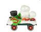 Wee Forest Folk SNOWMAN MAKINGS, M-453r, Christmas Train Car, Retired LTD 2020