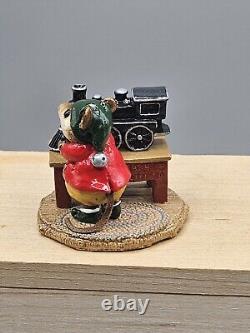 Wee Forest Folk Santa's Trainee M 116 1984 By Retired Rare