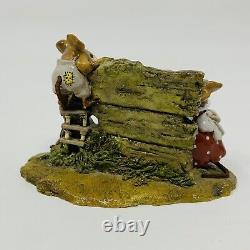 Wee Forest Folk Scamper Display Sign Mice M-239 Retired with WWF box