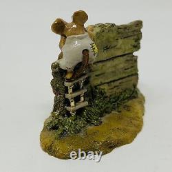 Wee Forest Folk Scamper Display Sign Mice M-239 Retired with WWF box