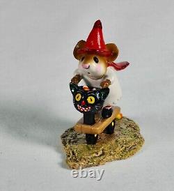 Wee Forest Folk Scootin' With The Loot Halloween Edition m-296 Retired Mouse