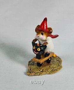 Wee Forest Folk Scootin' With The Loot Halloween Edition m-296 Retired Mouse