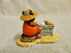 Wee Forest Folk Shelley Special Edition Orange M-235 Retired Mouse Sea Shells