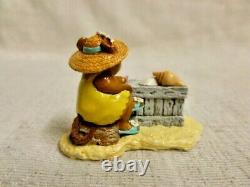 Wee Forest Folk Shelley Special Edition Yellow M-235 Retired Mouse Sea Shells