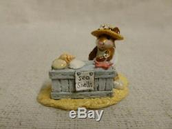 Wee Forest Folk Shelley Special White Edtion M-235 Mouse Beach Seashells Retired