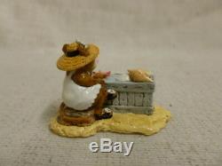 Wee Forest Folk Shelley Special White Edtion M-235 Mouse Beach Seashells Retired