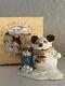 Wee Forest Folk Snowmouse & Friend (blue) retired 1982 Annette Petersen With Box