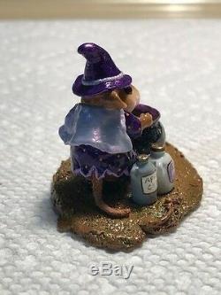 Wee Forest Folk Something's Brewing, Purple Costume, Retired