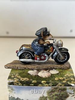 Wee Forest Folk Sparkey M314 RETIRED 2019 Flame version Motorcycle #46