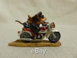 Wee Forest Folk Sparky and Son Special Edtion M-314b Mouse Motorcycle Retired