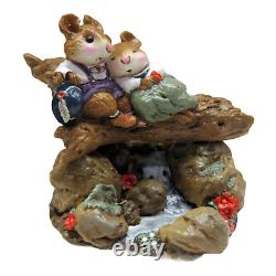 Wee Forest Folk Special Color Retired Collectors Haven Purple Mountain Stream
