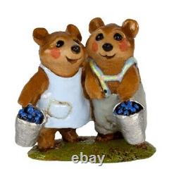 Wee Forest Folk Special Retired Mini Blueberry Bears