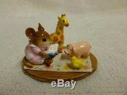 Wee Forest Folk Story Time Special Edition M-353 Giraffe Pig Duck Retired