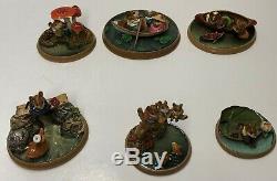 Wee Forest Folk THE MILPOND MICE retired complete set PM 1,2,3,4,5, & 6