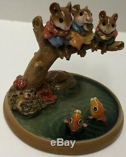 Wee Forest Folk THE MILPOND MICE retired complete set PM 1,2,3,4,5, & 6