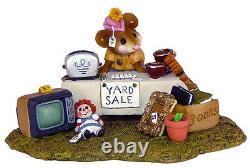 Wee Forest Folk THE YARD SALE, WFF# M-202, Retired, Garage Sale Mouse