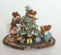 Wee Forest Folk TIME TO TRIM Limited Edition M-240b Retired Christmas tree decor